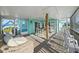 Spacious porch invites relaxation with comfortable seating and seamless access to the outdoors at 3416 Crape Myrtle Dr, Hernando Beach, FL 34607