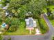 Aerial view of property with a defined perimeter showcasing boundaries at 3608 Water St, Ellenton, FL 34222