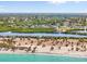 Gorgeous aerial view of Manasota Key offering pristine beaches and tranquil waters for a serene coastal living experience at 4717 Lemon Bay Dr, Venice, FL 34293