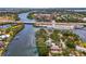 An aerial view shows the location of the property along the water with a marked boundary at 5377 Palos Verdes Dr, Sarasota, FL 34231