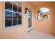 View of charming balcony with decorative iron railing, offering a private outdoor space at 5388 Davini St, Sarasota, FL 34238