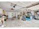 Spacious garage featuring ample storage, shelving, washer, and dryer, and plenty of room for projects at 6343 Hollywood Blvd, Sarasota, FL 34231