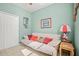 Bedroom featuring a daybed, a side table and a closet at 7120 Quiet Creek Dr, Bradenton, FL 34212