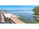 Community pier with beautiful water views perfect for fishing, kayaking, paddle boarding, or relaxing at 750 Bayport Way # 750, Longboat Key, FL 34228