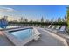 Community hot tub located next to pool and lounge area provides water views and relaxation at 111 Tidy Island Blvd # 111, Bradenton, FL 34210