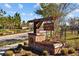 Attractive Community Park entrance sign of brick and wood with surrounding landscape at 13422 Willow Bluestar Loop, Riverview, FL 33579