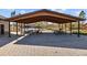 Picnic shelter with several picnic tables and paved walking space at 13422 Willow Bluestar Loop, Riverview, FL 33579