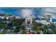 Aerial view of waterfront condominiums with marina access and stunning views of the bay at 1400 1St W Ave # 506, Bradenton, FL 34205