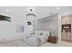 Tranquil main bedroom boasts recessed lighting, large windows, and a view of the property at 1559 Bay Rd, Sarasota, FL 34239
