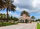 Community guard house, with meticulously landscaped grounds, signaling a secure and private gated community at 16614 Berwick Ter, Lakewood Ranch, FL 34202