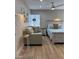 Bright bedroom with a cozy couch and soft, welcoming textures at 170 Roosevelt Dr # 5, Sarasota, FL 34236