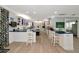 Large kitchen with a long blue countertop, perfect for food preparation and entertaining at 1722 Hazelwood St, Sarasota, FL 34231