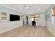 Bright home office with large windows, recessed lights, and stylish decor at 1722 Hazelwood St, Sarasota, FL 34231