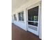 Screen door entrance to condo featuring a view of the interior at 2321 Canal Dr # F25, Bradenton, FL 34207