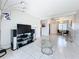 The spacious living room provides plenty of space and natural light at 2321 Canal Dr # F25, Bradenton, FL 34207