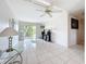 Bright living room offering a great view and lots of natural light at 2321 Canal Dr # F25, Bradenton, FL 34207