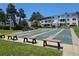 Enjoy leisurely games on the shuffleboard courts, perfect for friendly competition and outdoor entertainment within the community at 2321 Canal Dr # F25, Bradenton, FL 34207