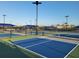 Enjoy outdoor activities at these state-of-the-art pickleball courts with covered seating areas for comfort and relaxation at 26017 Seastone Dr, Englewood, FL 34223