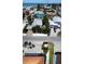 Aerial view of neighborhood with pool and proximity to the beach at 3701 5Th Ave # 1, Holmes Beach, FL 34217