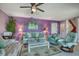 Inviting living room with comfortable seating, tile floors, and bright, airy atmosphere at 3701 5Th Ave # 1, Holmes Beach, FL 34217