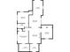 Detailed floor plan showcasing the layout with dimensions of all rooms at 4347 9Th N Ave, St Petersburg, FL 33713