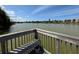 Scenic view of the lake from the wooden dock at 5234 Lake Arrowhead Trl # 30, Sarasota, FL 34231