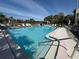 Inviting community pool with crystal clear water at 5234 Lake Arrowhead Trl # 30, Sarasota, FL 34231