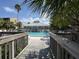 Inviting community pool with crystal clear water at 5234 Lake Arrowhead Trl # 30, Sarasota, FL 34231