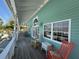 Inviting porch with cozy rocking chairs and beautiful views at 5234 Lake Arrowhead Trl # 30, Sarasota, FL 34231