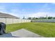 Expansive backyard featuring lush green grass, a privacy fence and room to roam at 6314 Distant Haze Pl, Palmetto, FL 34221