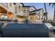 Luxurious pool with a unique tile design and clear water at 641 Ranger Ln, Longboat Key, FL 34228