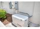 Home generator ensures uninterrupted power, blending seamlessly with the home's exterior at 6919 Dominion Ln, Lakewood Ranch, FL 34202