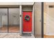 Charming front door with wreath, offering a warm welcome at 754 Pine Run Dr # 754, Osprey, FL 34229