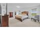 Spacious main bedroom with lots of natural light and king size bed at 11430 Gallatin Trl, Parrish, FL 34219