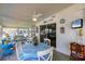 Inviting sunroom with comfortable seating and plenty of natural light at 1507 45Th Avenue E Dr, Ellenton, FL 34222