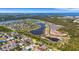 Aerial view showcasing the home's proximity to tranquil ponds and scenic wetlands at 1657 Bonita Bluff Ct, Ruskin, FL 33570
