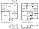 Floorplan of home featuring two floors including a kitchen, living room, and five bedrooms at 18223 Canopy Pl, Lakewood Ranch, FL 34211