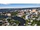 Breathtaking aerial view showcases the city's skyline, riverfront, and residential areas at 1830 Virginia Dr, Bradenton, FL 34205