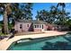 Private backyard oasis with a sparkling pool and ample deck space at 1830 Virginia Dr, Bradenton, FL 34205