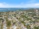 Neighborhood aerial view highlighting the home's proximity to the waterways, the bay, and Sarasota Downtown at 1856 Wharf Rd, Sarasota, FL 34231