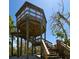 Sturdy observation tower with stairs offers panoramic views of the surrounding landscape at 2402 16Th W St, Palmetto, FL 34221