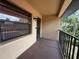 View of the front balcony and railing on a sunny day at 2808 60Th W Ave # 1924, Bradenton, FL 34207