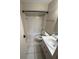 Clean bathroom features a shower and tub combination with a white tiled backsplash at 2808 60Th W Ave # 1924, Bradenton, FL 34207
