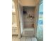 Bathroom and bedroom closet with shelves and storage located close to other amenities at 2808 60Th W Ave # 1924, Bradenton, FL 34207
