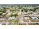 Neighborhood aerial view of single-Gathering homes, highlighting community layout, green spaces, and streetscapes at 3095 Pinetree St, Port Charlotte, FL 33952