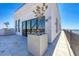 Stylish roof deck with an exit sign and modern planters at 33 S Palm Ave # 1702, Sarasota, FL 34236