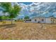 Sprawling backyard with mature trees and convenient access to the home, offering endless possibilities for outdoor enjoyment at 3599 Bali Dr, Sarasota, FL 34232