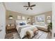 Comfortable bedroom featuring a cozy window seat and stylish décor, creating a relaxing retreat at 425 46Th Nw St, Bradenton, FL 34209