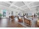 Beautiful community clubhouse with ample seating, stylish decor, and scenic views of the surrounding landscape at 4801 Osprey S Dr # 405, St Petersburg, FL 33711