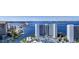 Stunning view of high rise buildings, beautiful water and clear blue skies at 555 Quay Cmn # 1601, Sarasota, FL 34236